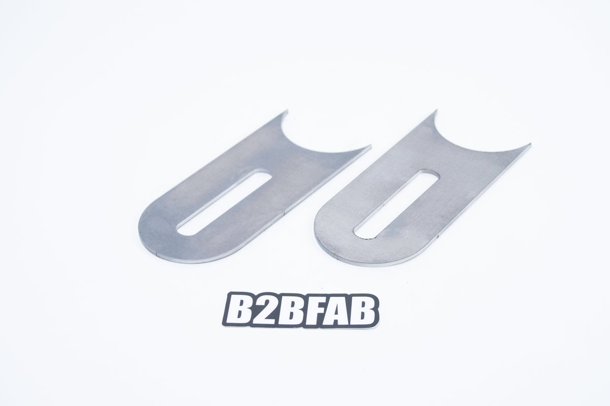 B2BFAB Weld On Dual Exhaust Spacing Tabs