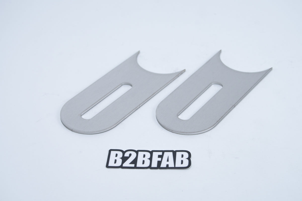 B2BFAB Weld On Dual Exhaust Spacing Tabs