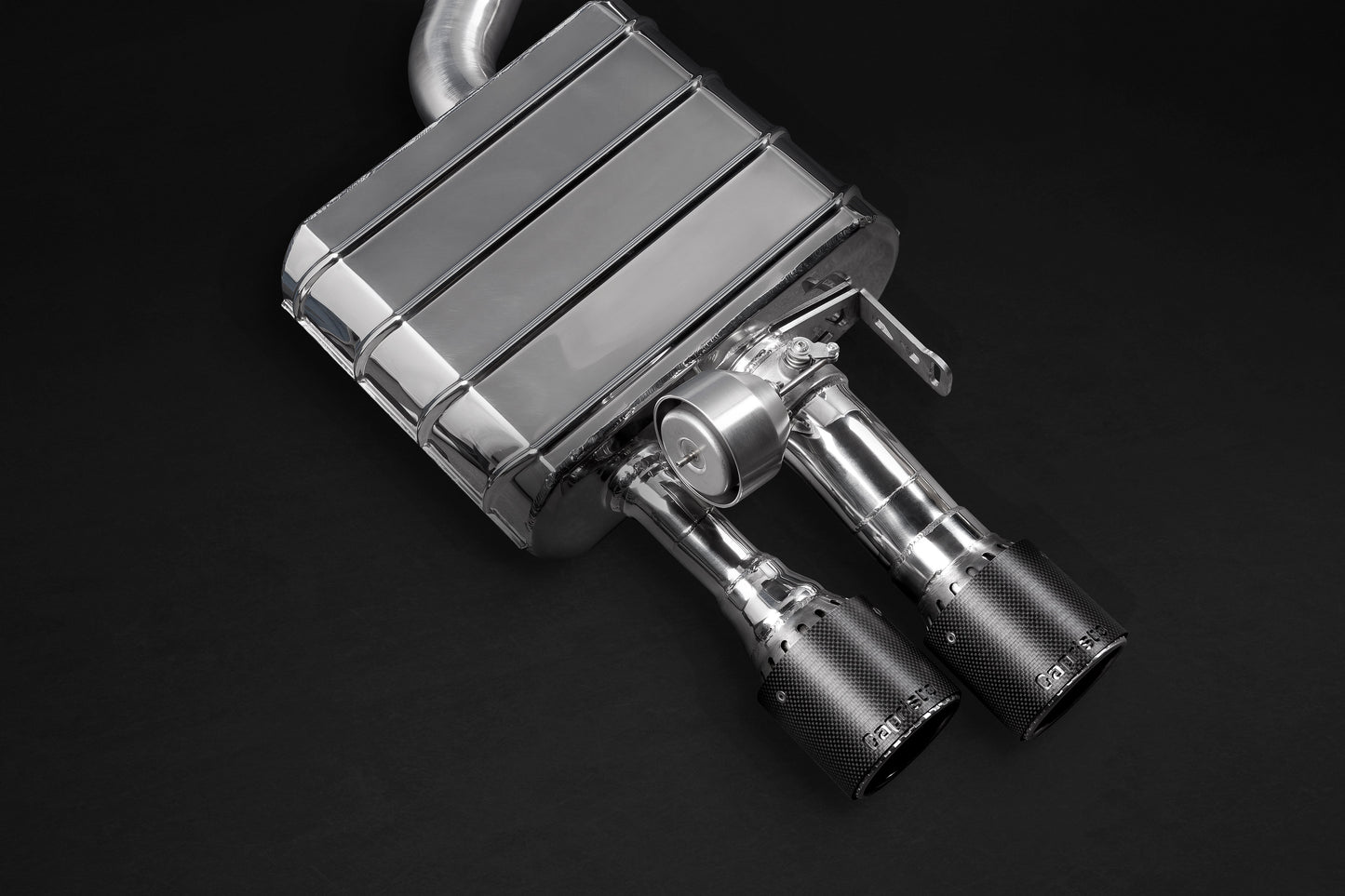 Audi S8/Plus (D4) - Valved Exhaust, Mid Pipes + Carbon Tips (CES3)
