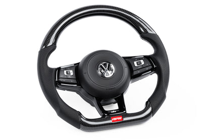 APR Steering Wheel - Carbon Fiber & Perforated Leather
MK7 Golf R Silver (For use with Paddles)