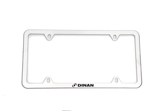 Dinan Slimline License Plate Frame Stainless Steel - Brushed Finish
