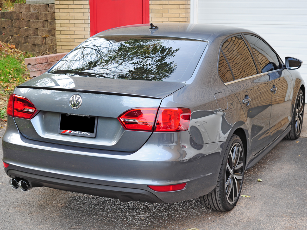 AWE Tuning Mk6 GLI 2.0T - Mk6 Jetta 1.8T Track Edition Exhaust - Polished Silver Tips