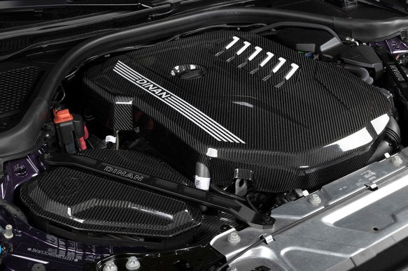 Dinan Gloss Carbon Fiber Engine Cover - 2020-2025 BMW B58D Gloss Carbon Fiber - G01/G02/G20/G22/G23/G26/G29/G42