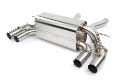 Dinan Free Flow Axle-Back Exhaust & X-Pipe - 2019-2021 BMW M2C Stainless Steel - Black Tips - F87