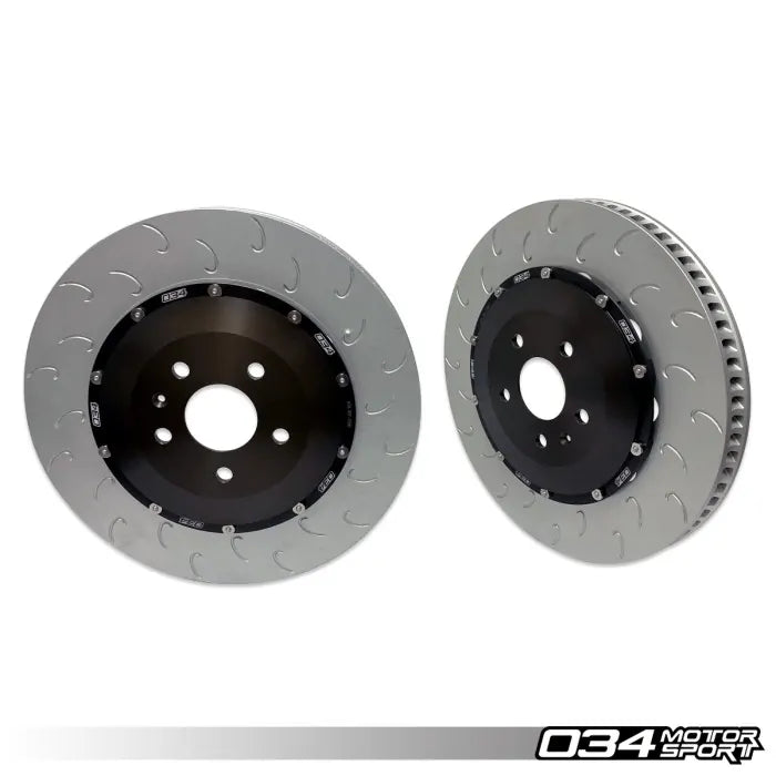 2-Piece Floating Front Brake Rotor Upgrade Kit for Audi 8V.5 RS3