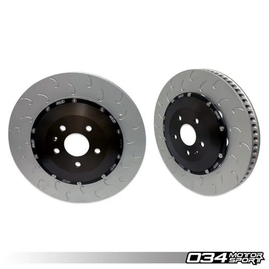 2-Piece Floating Front Brake Rotor Upgrade Kit for Audi 8V.5 RS3
