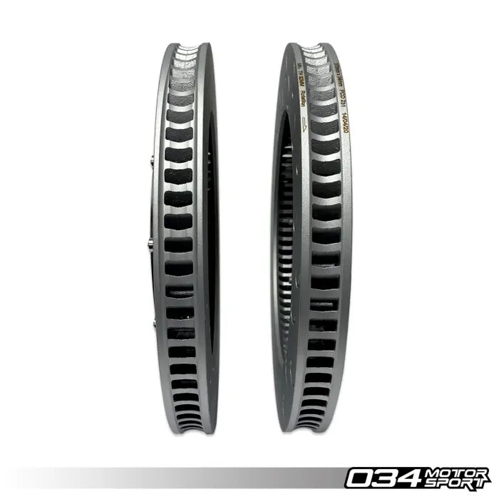 2-Piece Floating Front Brake Rotor Upgrade Kit for Audi 8V.5 RS3