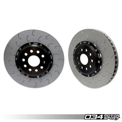 2-Piece Floating Front Brake Rotor Upgrade Kit, Volkswagen & Audi MQB and MQB EVO with 2.0T TFSI (Performance Pack)