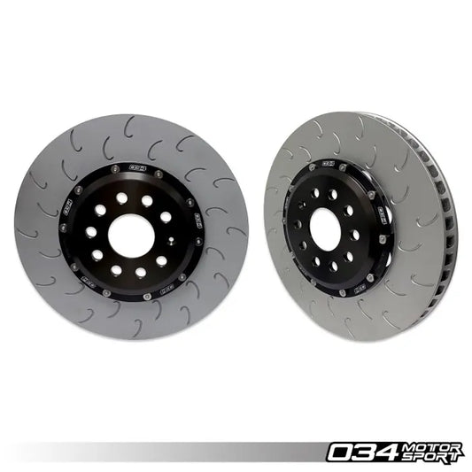 2-Piece Floating Front Brake Rotor Upgrade Kit, Volkswagen & Audi MQB and MQB EVO with 2.0T TFSI (Performance Pack)