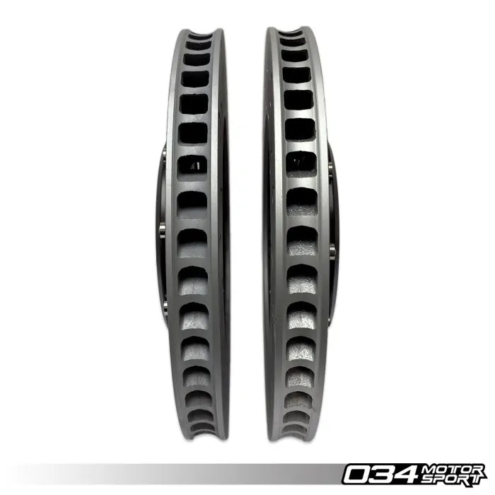 2-Piece Floating Front Brake Rotor Upgrade Kit, Volkswagen & Audi MQB and MQB EVO with 2.0T TFSI (Performance Pack)
