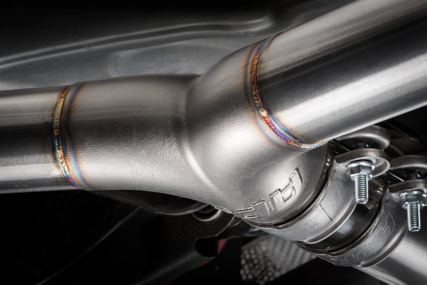 APR Catback Exhaust System (w/ Front Muffler) - GTI TRC (MK7.5)