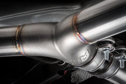 APR Catback Exhaust System (w/ Front Muffler) - GTI TRC (MK7.5)