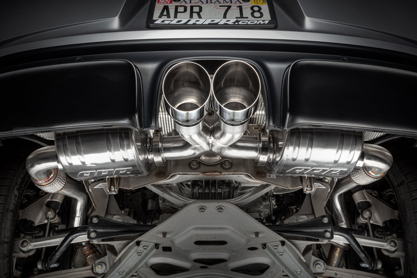 APR Catback Exhaust System Right Muffler - 718 (982) 2.0T/2.5T