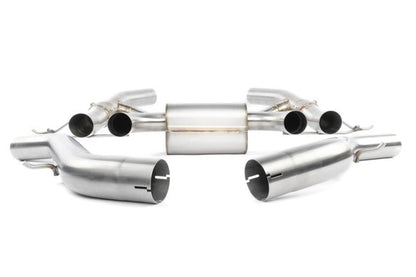 Dinan Valved Axle-Back Exhaust - 2023-2025 BMW M2 Stainless Steel - Black Tips - G87