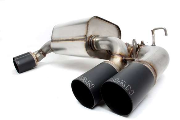 Dinan Free Flow Axle-Back Exhaust - 2016-2018 BMW M2 Stainless Steel - Black Tips - F87