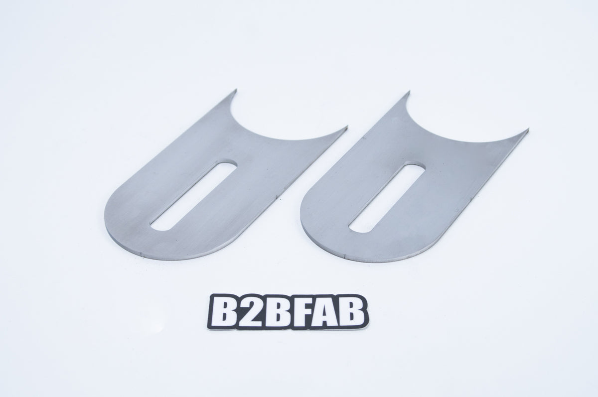 B2BFAB Weld On Dual Exhaust Spacing Tabs