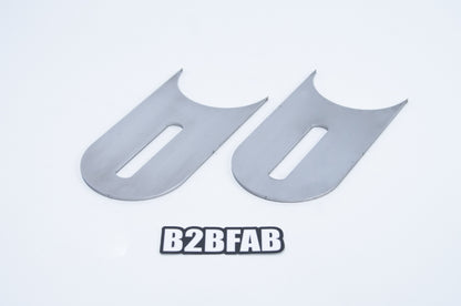 B2BFAB Weld On Dual Exhaust Spacing Tabs