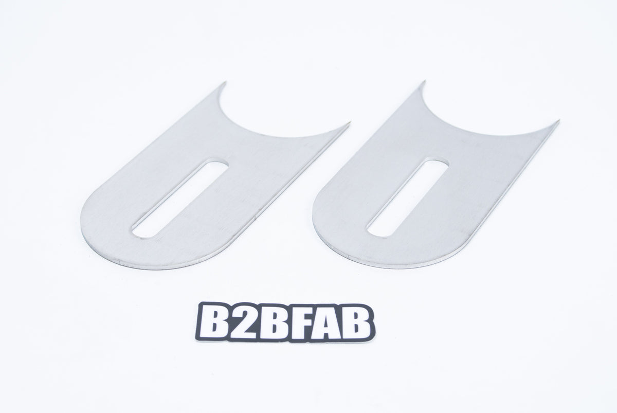 B2BFAB Weld On Dual Exhaust Spacing Tabs
