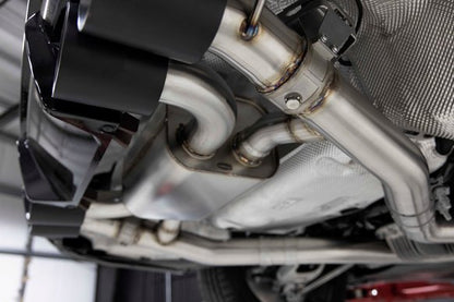 Dinan Valved Axle-Back Exhaust - 2021-2025 BMW M3/M4 Stainless Steel - Polished Tips - G80/G82/G83