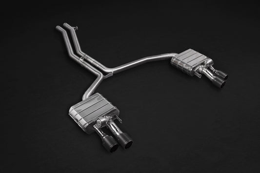 Audi S8/Plus (D4) - Valved Exhaust, Mid Pipes + Carbon Tips (CES3)