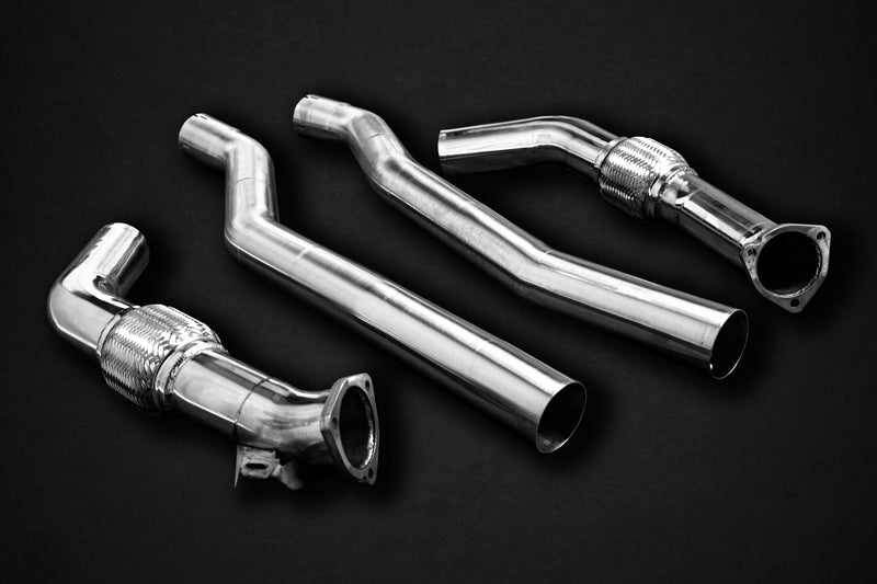 Audi RS6/7 (C8) - ECE Valved Exhaust + Carbon Tips (OE Actuators)