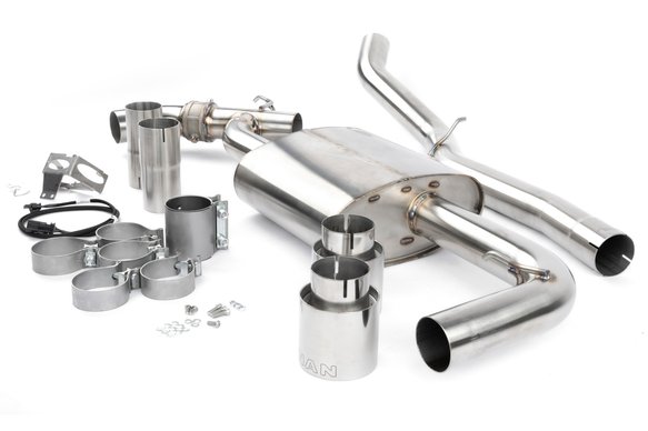 Dinan Valved Axle-Back Exhaust - 2016-2023 BMW X1/X2 xDrive28i Dinan Valved Axle-Back Exhaust - 2016-2024 MINI C'Man JCW Dinan Valved Axle-Back Exhaust - 2016-2024 MINI C'Man JCW Stainless Steel - Polished Tips - F48/F39/F60/F54