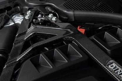 Dinan Gloss Carbon Fiber Strut Tower Brace - 2021-2025 BMW M2/M3/M4 Gloss Carbon Fiber - G80/G82/G83/G87