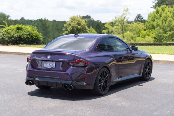 Dinan Valved Axle-Back Exhaust - 2022-2025 BMW M240i Stainless Steel - Black Tips - G42