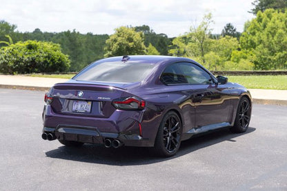 Dinan Valved Axle-Back Exhaust - 2022-2025 BMW M240i Stainless Steel - Black Tips - G42