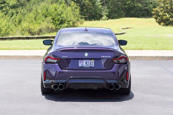 Dinan Valved Axle-Back Exhaust - 2022-2025 BMW M240i Stainless Steel - Black Tips - G42