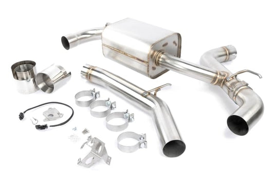 Dinan Valved Axle-Back Exhaust - 2021-2024 Toyota GR Supra 2.0 Stainless Steel - Polished Tips - A90