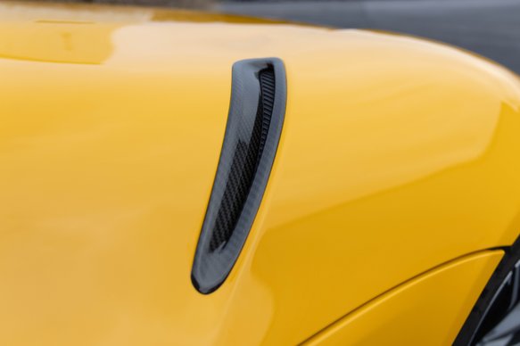 Dinan Side Hood Vent Covers - 2020-2025 Toyota GR Supra Carbon Fiber - A90/A91