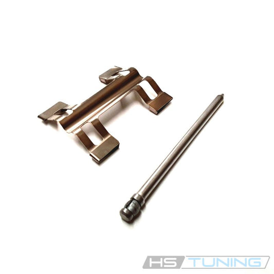 3D0-698-269 Genuine VW/Audi front brake pad retaining pin and spring hardware, part identification, original product photo 1
