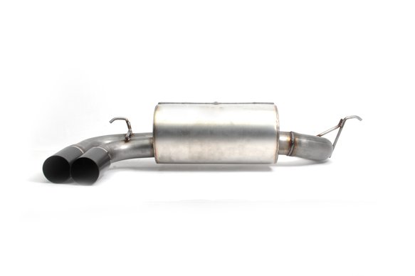 Dinan Free Flow Axle-Back Exhaust - 2016-2020 BMW 330i/430i Stainless Steel - Black Tips - F30/F31/F32/F33/F36