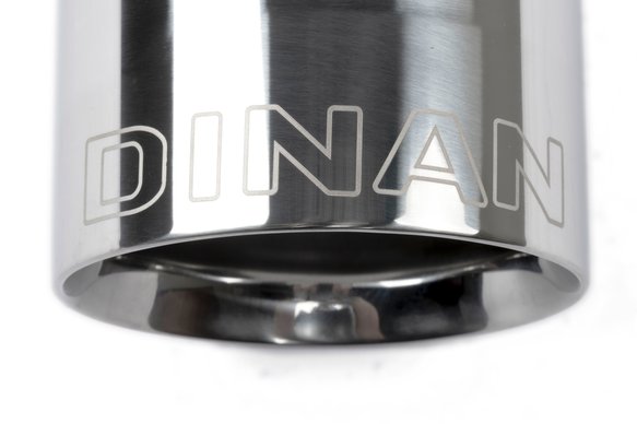 Dinan Double-Walled 4" Clamp-On Exhaust Tip (Polished) Polished - 4" Outlet, 2.75" Inlet