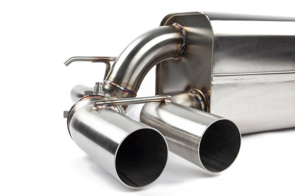 Dinan Free Flow Axle-Back Exhaust & X-Pipe - 2019-2021 BMW M2C Stainless Steel - Black Tips - F87