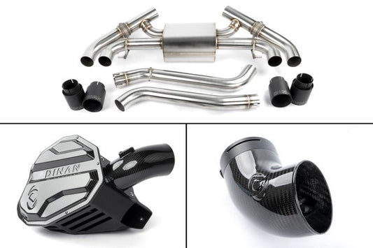 Dinan G2x M340i/M440i Foundation Package (F) Carbon Intake / Black Exhaust / Turbo Inlet