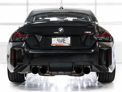 AWE Tuning 23-24 BMW G87 M2 SwitchPath Edition Exhaust - Diamond Black Tips