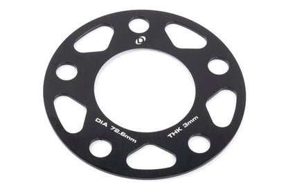 Dinan Spacers; 5x120 - 72.6mm CB - 3mm Thick Set of 2
