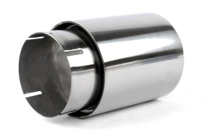 Dinan Double-Walled 4" Clamp-On Exhaust Tip (Polished) Polished - 4" Outlet, 3.25" Inlet