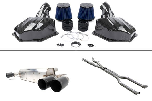 Dinan G30 M550i Foundation Package (F) Closed Intake / Black Exhaust / X-Pipe