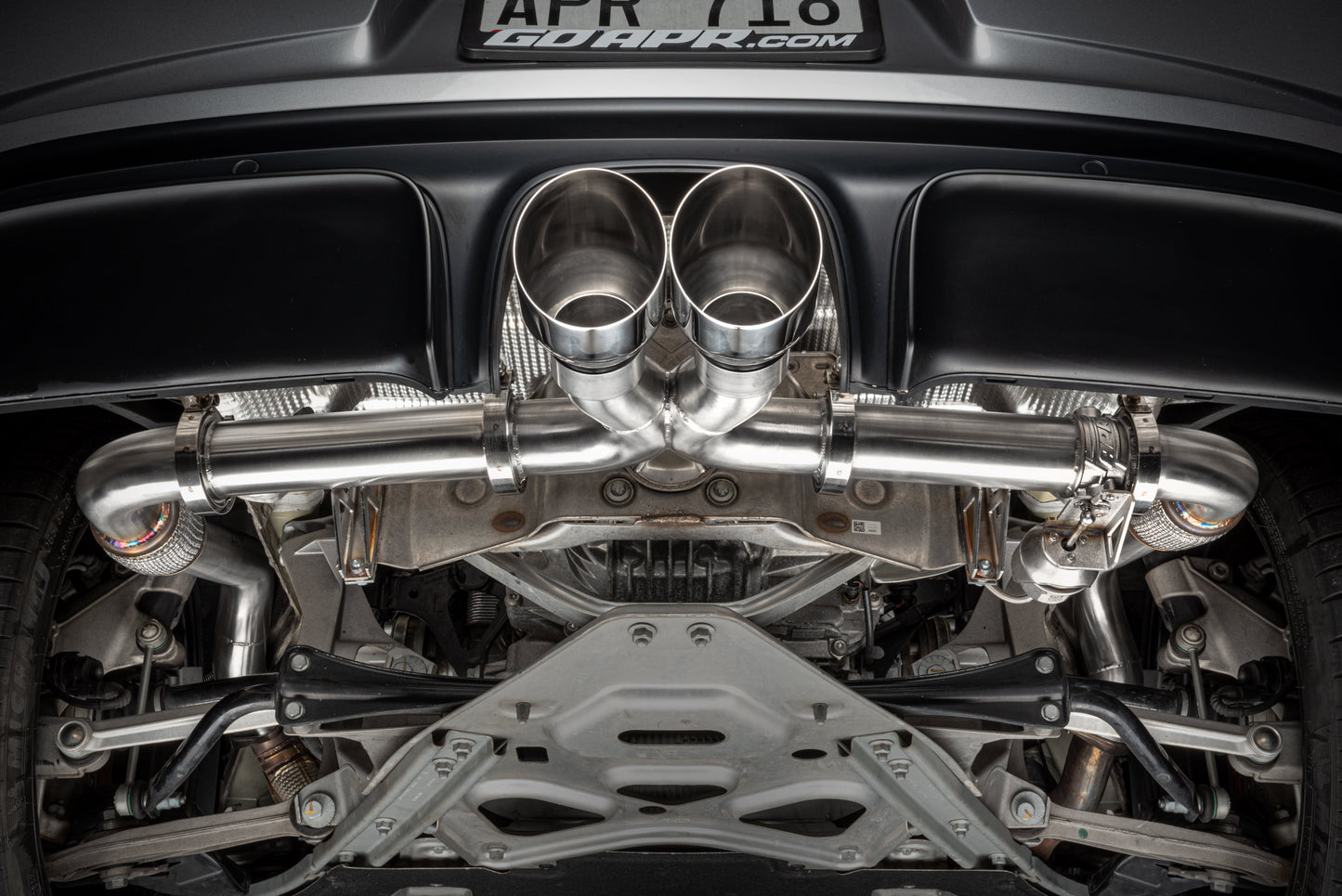 APR Catback Exhaust System Right Valve - 718 (982) 2.0T/2.5T