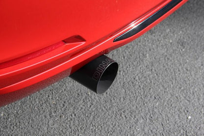 Dinan Free Flow Axle-Back Exhaust - 2012-2016 BMW 335i/435i Stainless Steel - Black Tips - F30/F32