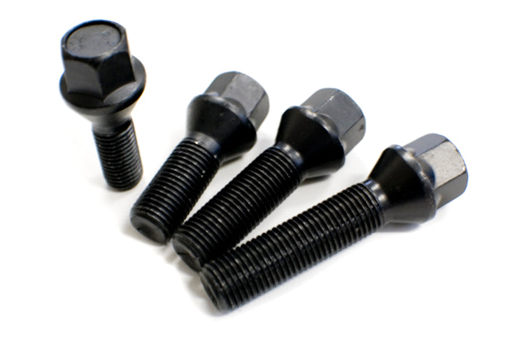 Wheel Bolt for 5-Lug VW & Audi (M14x40 BLACK Cone Seat)