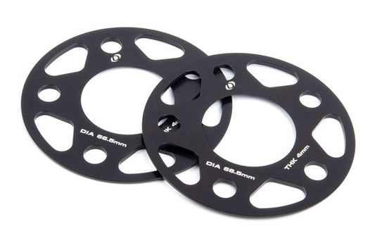 Dinan Spacers; 5x112 - 66.5mm CB - 4mm Thick Set of 2