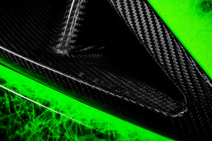 Eventuri Toyota A90 Supra Black Carbon Headlamp Race Duct