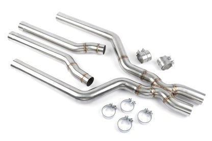 Dinan F9x X5M/X6M Experience Package (E) Closed Intake / Black Exhaust / X-Pipe / Springs + Bumpstops / ZF8 Pedal Pads