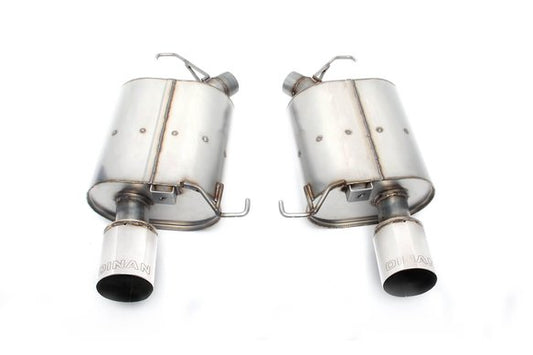 Dinan Free Flow Axle-Back Exhaust - 2011-2016 BMW 535i Stainless Steel - Polished Tips - F10