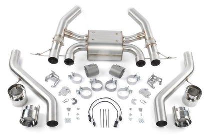 Dinan Valved Axle-Back Exhaust - 2023-2025 BMW M2 Stainless Steel - Polished Tips - G87