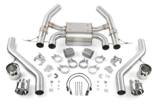 Dinan Valved Axle-Back Exhaust - 2023-2025 BMW M2 Stainless Steel - Polished Tips - G87